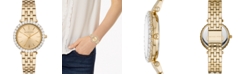 Michael Kors Women's Darci Gold-Tone Stainless Steel Bracelet Watch 34mm